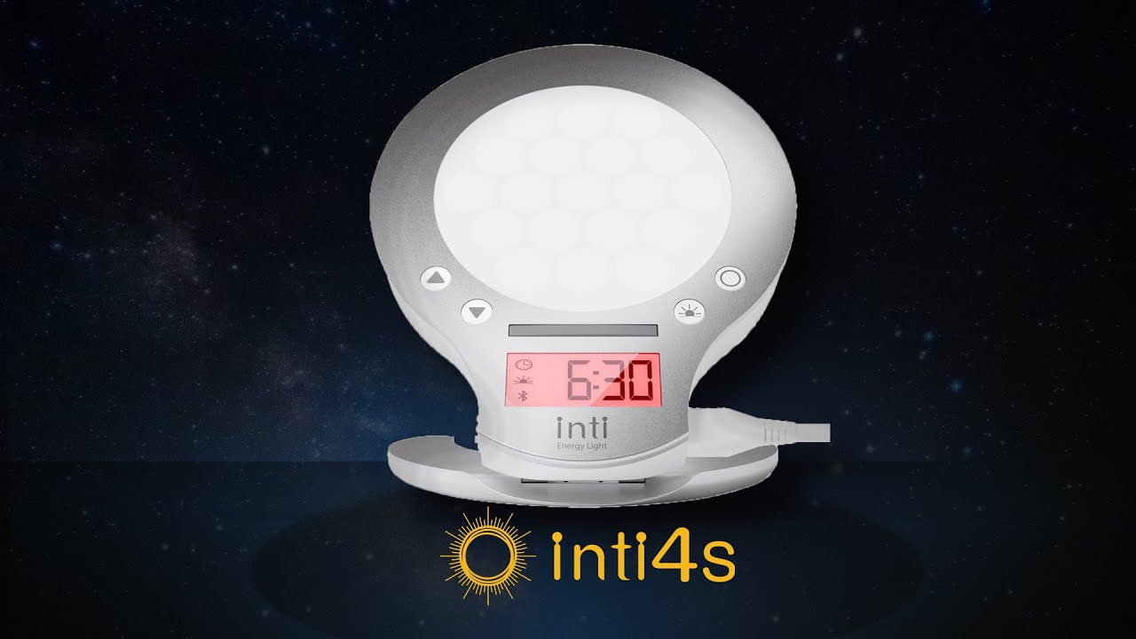 inti 光で起きる目覚まし時計 inti4s Energy Light-